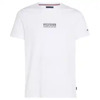 Plutosport Tommy Hilfiger Small Hilfiger Logo Shirt Heren aanbieding