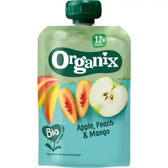 Dekamarkt Organix Knijpzakje appel-perzik-mango aanbieding