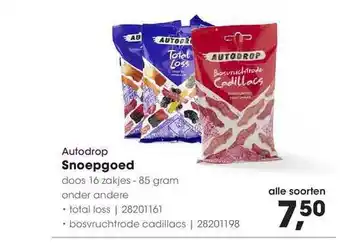 HANOS Autodrop Snoepgoed 85gram aanbieding