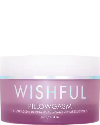 ICI Paris XL Wishful Cherry Glow Sleep Mask Wishful - Pillowgasm Cherry Glow Sleep Mask aanbieding