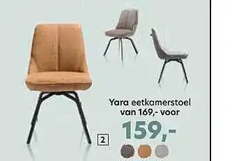 Matrasconcurrent Yara Eetkamerstoel aanbieding