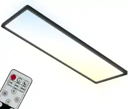 Amazon BRILONER - LED plafondlamp CCT, LED plafondlamp tegenlicht, ultra plat, dimbaar, afstandsbediening, warm wit, neutraal wit, k aanbieding