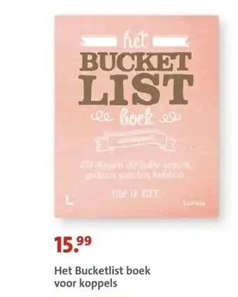 Bruna Het Bucketlist boek voor koppels aanbieding