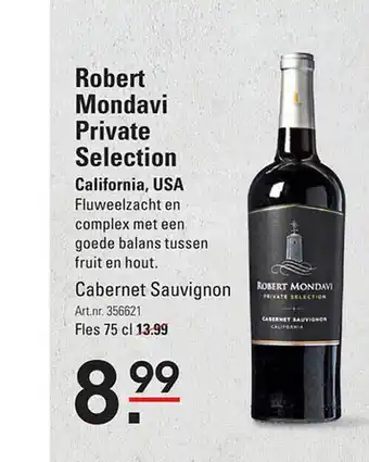 Sligro Robert Mondavi Private Selection Cabernet Sauvignon aanbieding