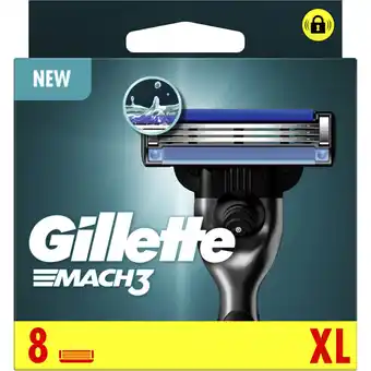 Albert Heijn Gillette Mach3 navulmesjes XL aanbieding