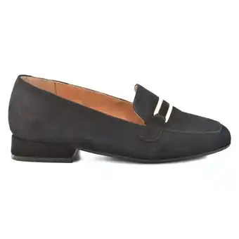 Spartoo Mocassins Casual Mocasines negros de piel by aanbieding