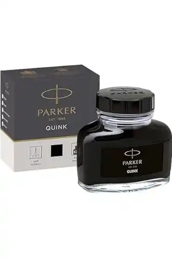 Amazon Parker 1950375 Quink Vulpeninkt In Inktvat, 57 ml, Zwart aanbieding