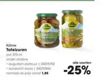 HANOS Tafelzuren 370ml aanbieding