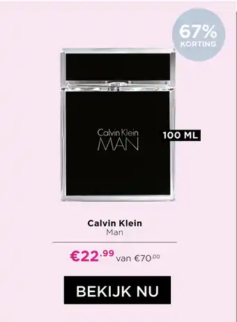 ICI Paris XL Calvin Klein Man 100ml aanbieding