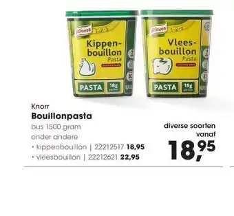 HANOS Knorr Kippen Bouillon Pasta 1500gram aanbieding