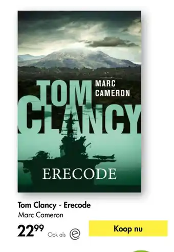 The Read Shop Tom Clancy - Erecode Marc Cameron aanbieding