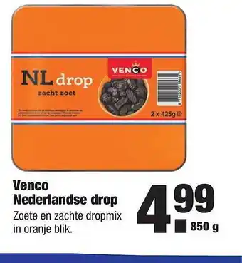 ALDI Venco Nederlandse Drop 850g aanbieding