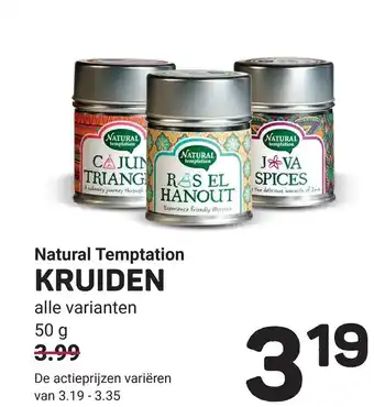 Ekoplaza Natural Temptation KRUIDEN aanbieding