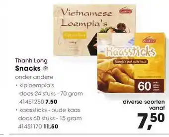 HANOS Thanh Long Snacks 70gram aanbieding