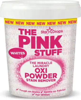 Voordeeldrogisterij The Pink Stuff Vlekverwijderpoeder Oxi Powder Wit - 1kg aanbieding