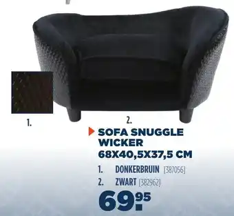 Van der Meer Sofa Snuggle wicker aanbieding