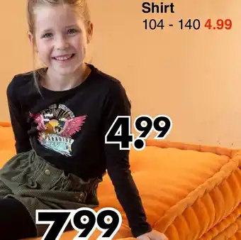 Wibra Shirt 104-140 aanbieding