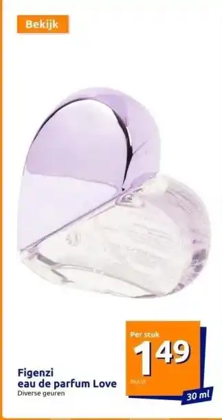 Action Figenzi eau de parfum Love aanbieding