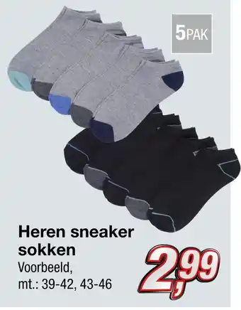 Kik Heren sneaker sokken aanbieding