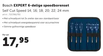 Bouwcenter Bosch Speedborenset Expert 6st aanbieding