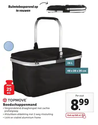 Lidl TOPMOVE Boodschappenmand aanbieding