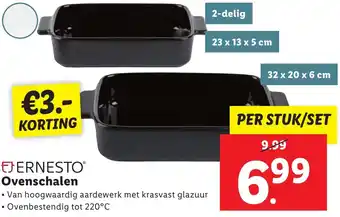 Lidl ERNESTO Ovenschalen aanbieding