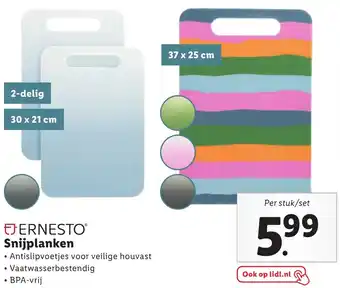 Lidl ERNESTO Snijplanken aanbieding