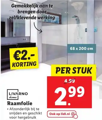 Lidl LIVARNO home Raamfolie aanbieding