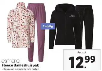 Lidl esmara Fleece dameshuispak aanbieding