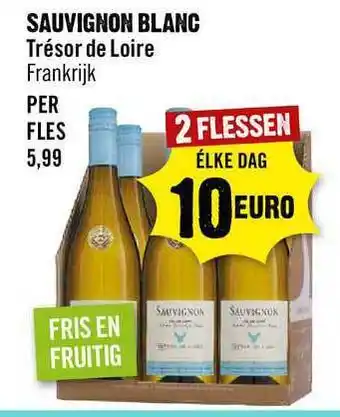 Dirck 3 Sauvignon Blanc Trésor De Loire aanbieding