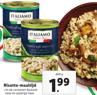 Lidl Risotto-maaltijd 400g aanbieding