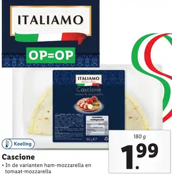 Lidl Cascione 180g aanbieding