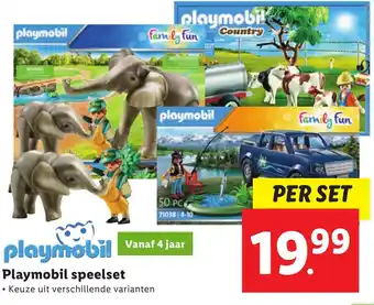 Lidl Playmobil speelset aanbieding