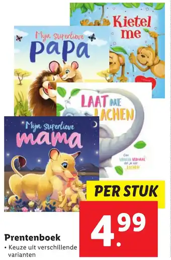 Lidl Prentenboek aanbieding