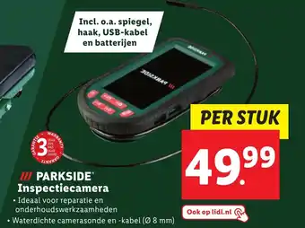 Lidl PARKSIDE Inspectiecamera aanbieding