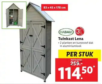 Lidl Tuinkast Lena aanbieding