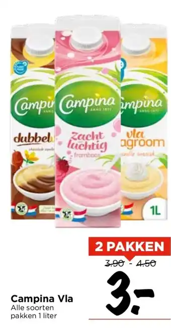 Vomar Voordeelmarkt Campina Vla aanbieding