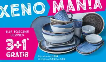 Xenos ALLE TOSCANE SERVIES aanbieding