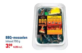 Makro BBQ-mosselen 700g aanbieding