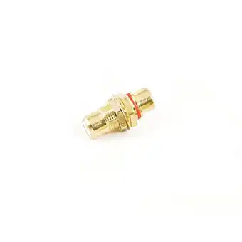 Conrad Lyndahl Cinch Audio Adapter [1x Cinch-koppeling - 1x Cinch-koppeling] Goud, Rood aanbieding