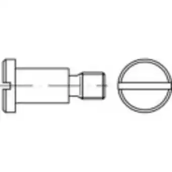 Conrad TOOLCRAFT 1063131 Platkopschroeven M6 16 mm Sleuf DIN 923 RVS 100 stuk(s) aanbieding