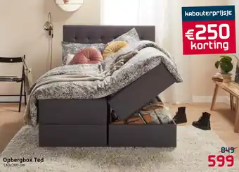 Beddenreus Opbergbox Ted 140x200 cm aanbieding