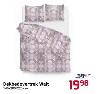 Beddenreus Dekbedovertrek Walt 140x200/220 cm aanbieding