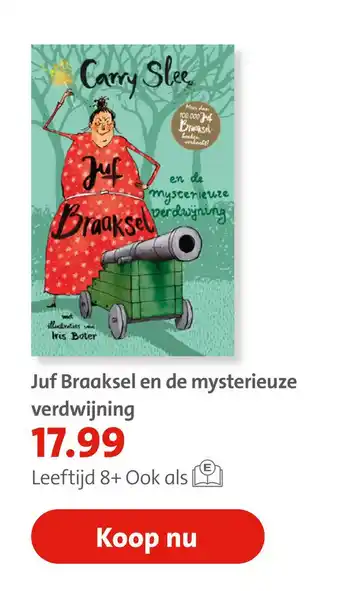 Bruna Juf Braaksel en de mysterieuze verdwijning aanbieding