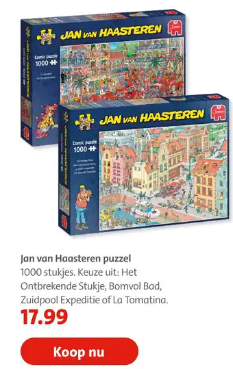 Bruna Jan van Haasteren puzzel aanbieding