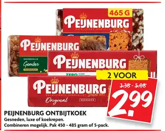 Dekamarkt Peijnenburg Ontbijtkoek aanbieding