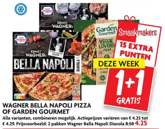 Dekamarkt Wagner Bella Napoli Pizza Of Garden Gourmet aanbieding