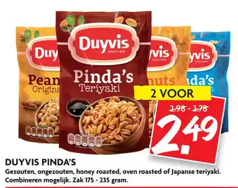 Dekamarkt Duyvis Pinda's aanbieding