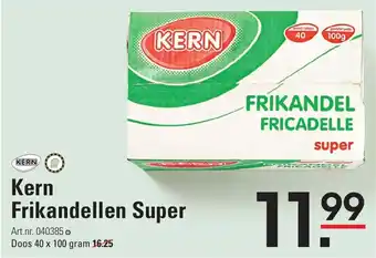 Sligro Kern frikandellen super doos 40 x 100 gram 040385 aanbieding