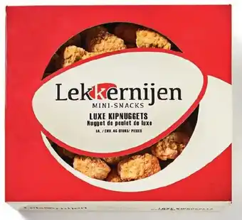Sligro Lekkernijen luxe kipnuggets doos 45 x 25 gram 554287 aanbieding